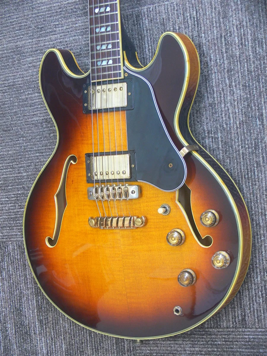 1979 Greco SV-800 Semi-Hollow Sunburst (Made in Japan) - Gbase