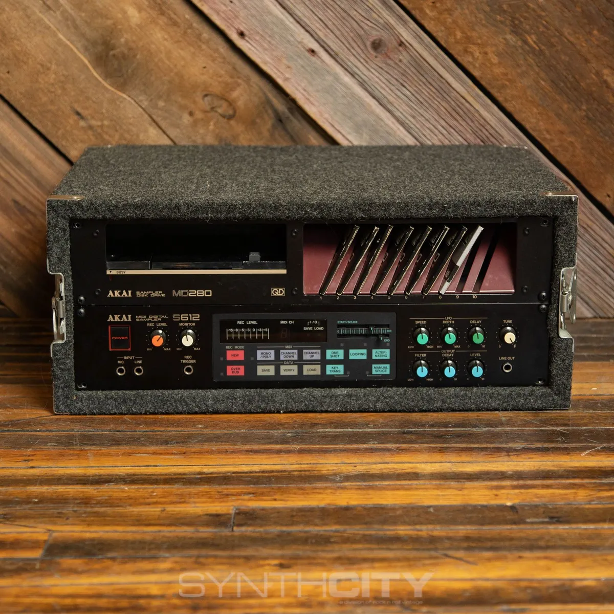 Akai AX60 S612 and MD280 Sampler System - Gbase