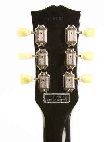 1980 Greco EG500 Les Paul Standard Black, Very Good, GigBag