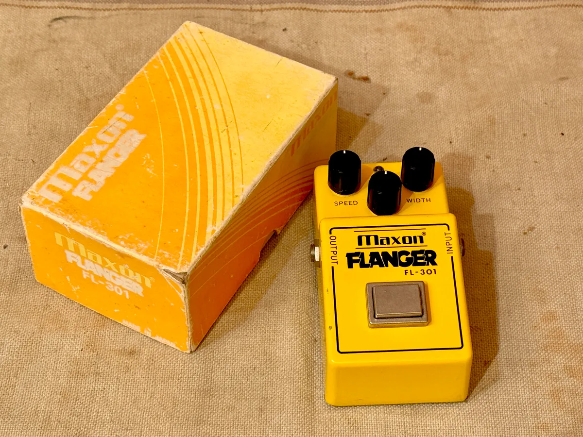 1980 Maxon-Ibanez Flanger FL-301 Yellow - Gbase