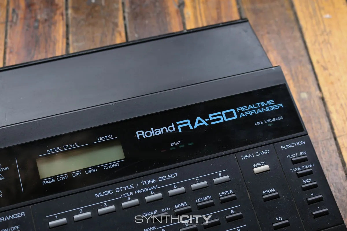 1980 Roland RA-50 Real Time Arranger Black > Keyboards | Rock n