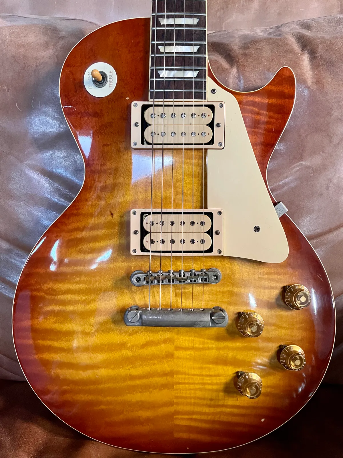 1980 Tokai LS150 Love Rock Old Sunburst - Gbase