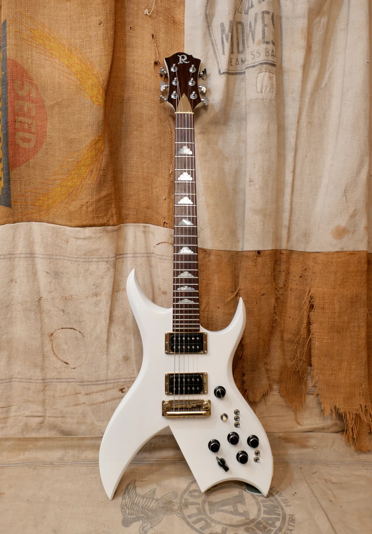 1981 B.C. Rich Bich Pearl White - Gbase