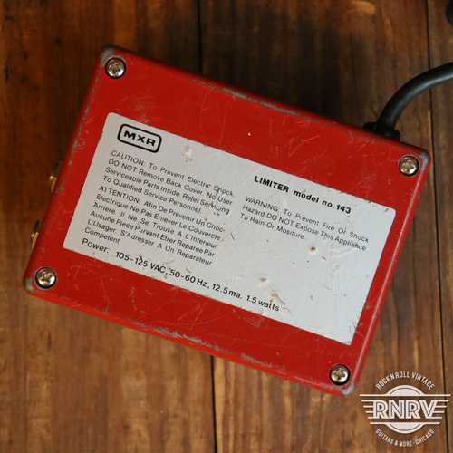 MXR MX-143 Limiter 1979 - 1984 - Red - Gbase