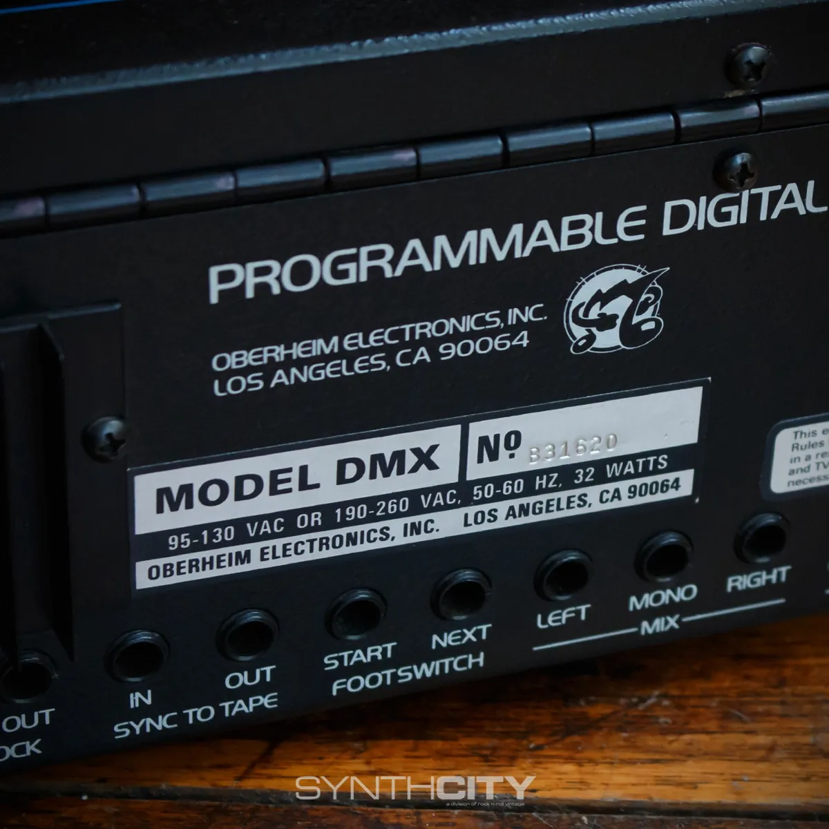 1983 Oberheim DMX 8-Voice Drum Machine w/ Factory MIDI & Memory
