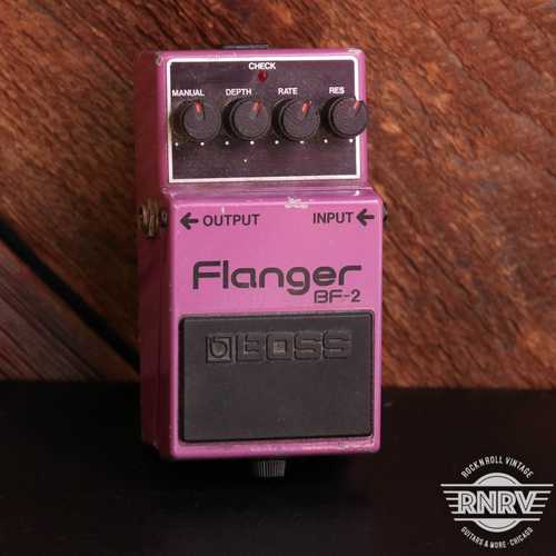 BOSS / Flanger BF-1 パープル Boss BF-2 Flanger (Black Label) 1980 - 1984 - Purple - Gbase