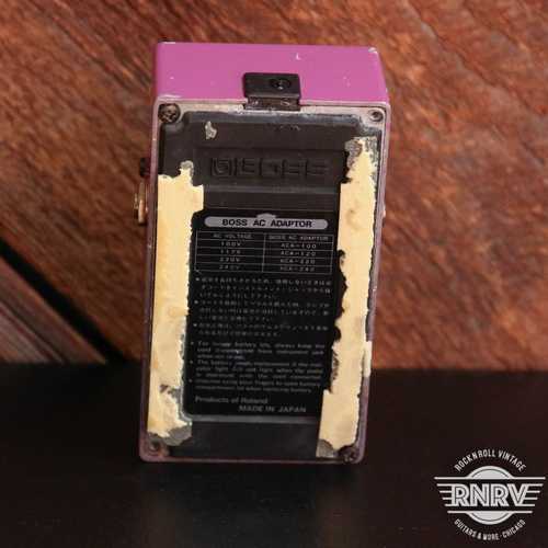 Boss BF-2 Flanger (Black Label) 1980 - 1984 - Purple - Gbase