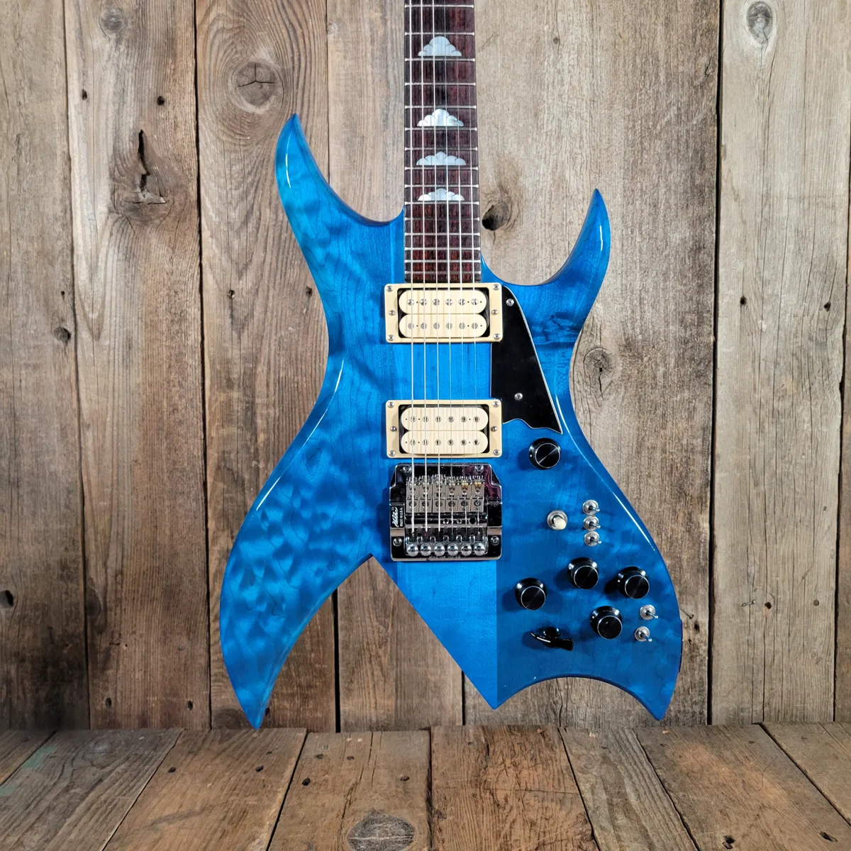 1984 BC Rich Bich Deluxe Transparent Blue - Gbase
