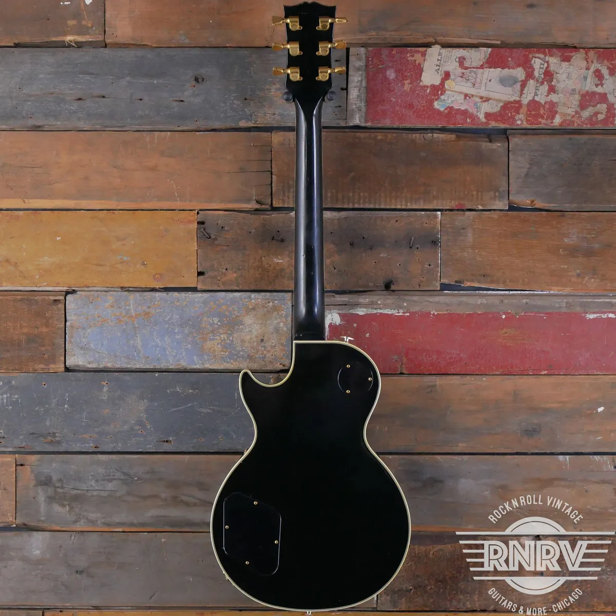 1984 -Gibson Les Paul Custom Ebony with factory Kahler Trem - Gbase