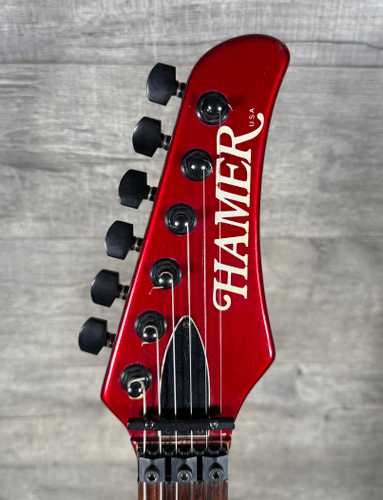 1984 Hamer SS1 Steve Stevens Prototype USA Red > Guitars Electric