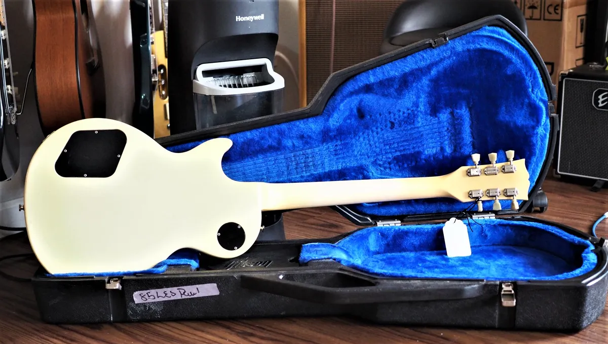 1985 Gibson Les Paul Studio Dot Neck Aged Alpine White Tim Shaw's