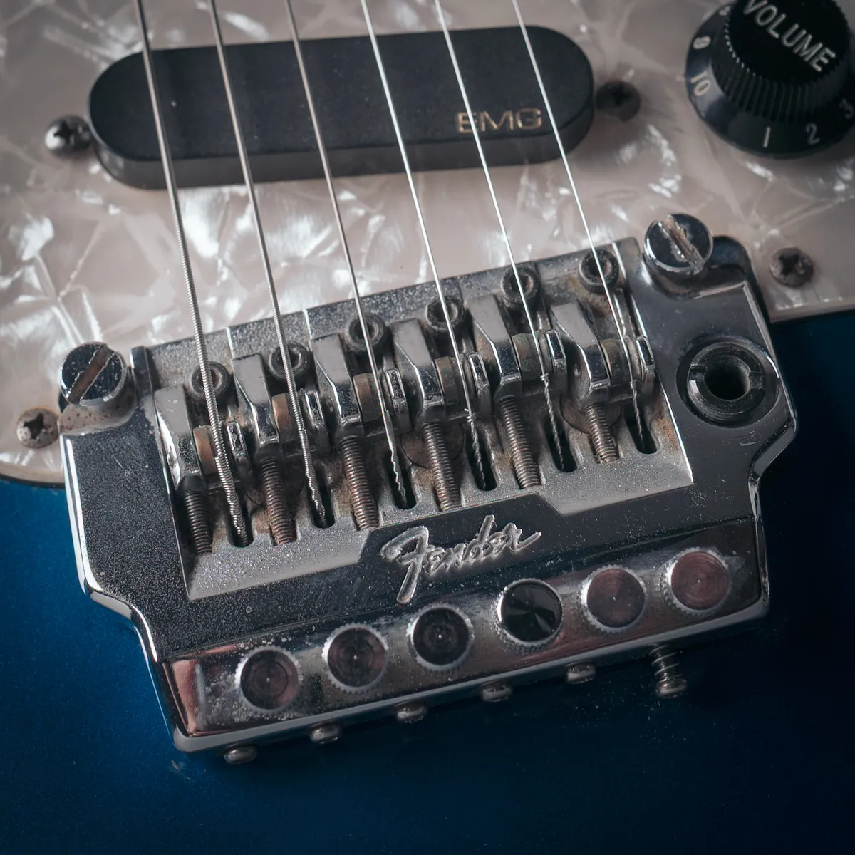 1986 Fender Contemporary Stratocaster MIJ Ocean Blue Metallic - Gbase
