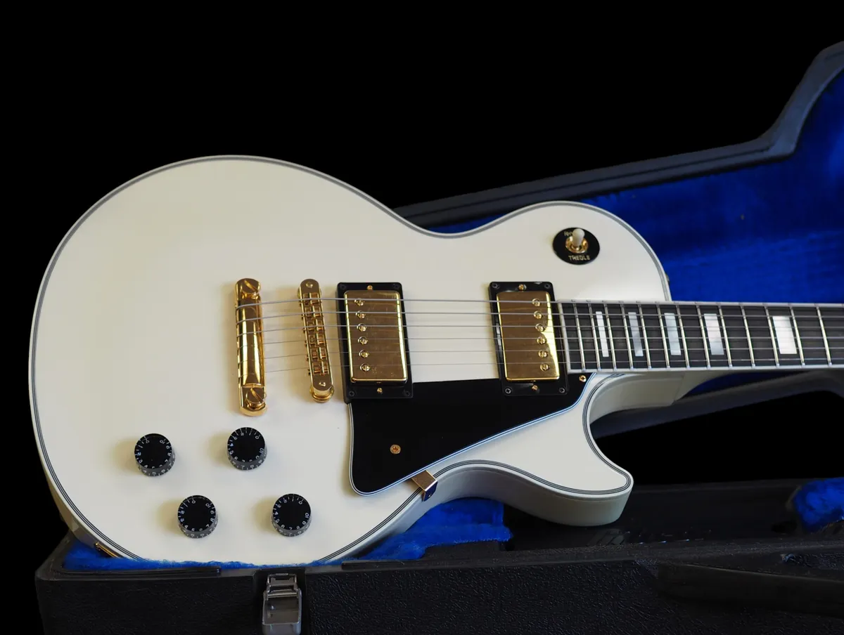 1987 Gibson Les Paul Custom Alpine White - Gbase