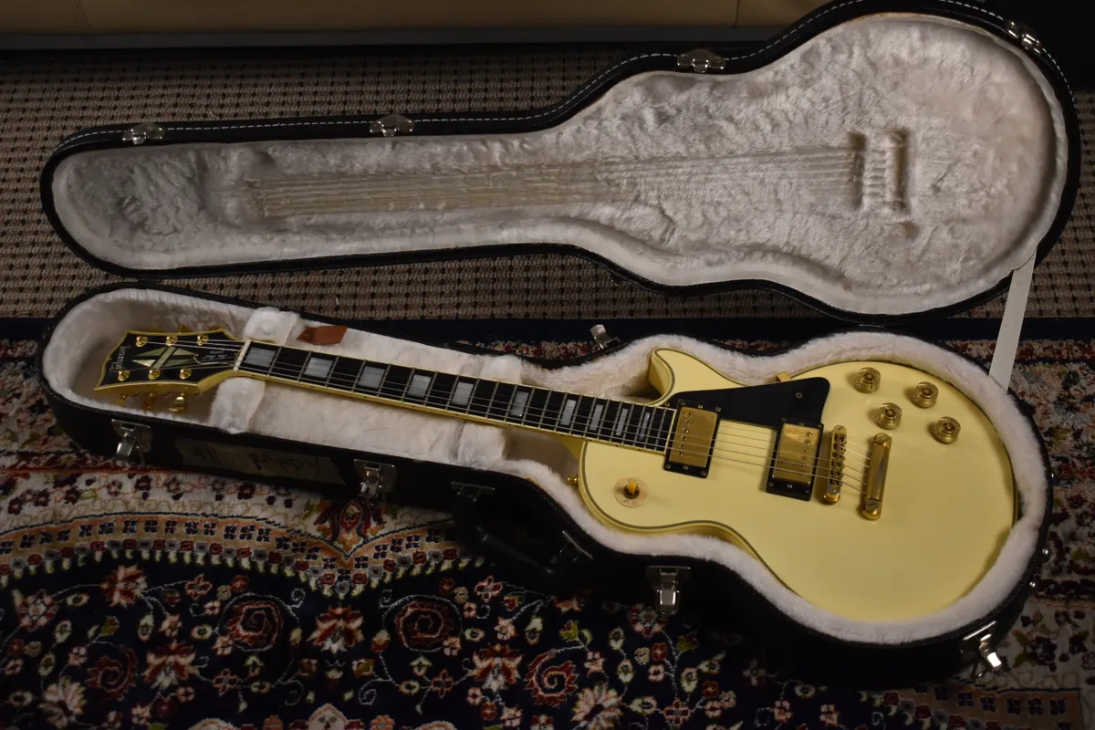 1987 Gibson Les Paul Custom White - Gbase