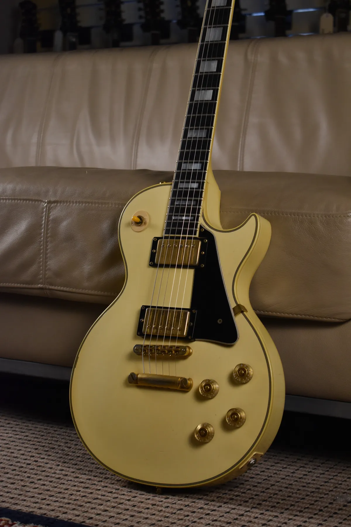 1987 Gibson Les Paul Custom White - Gbase
