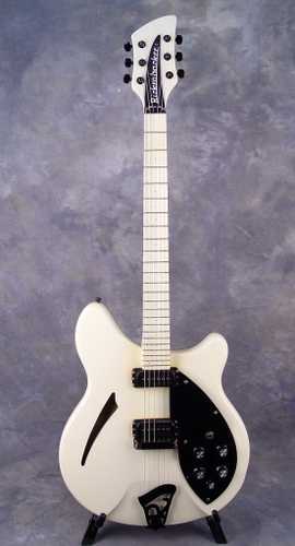 1987 Rickenbacker 360 Tuxedo White - Gbase