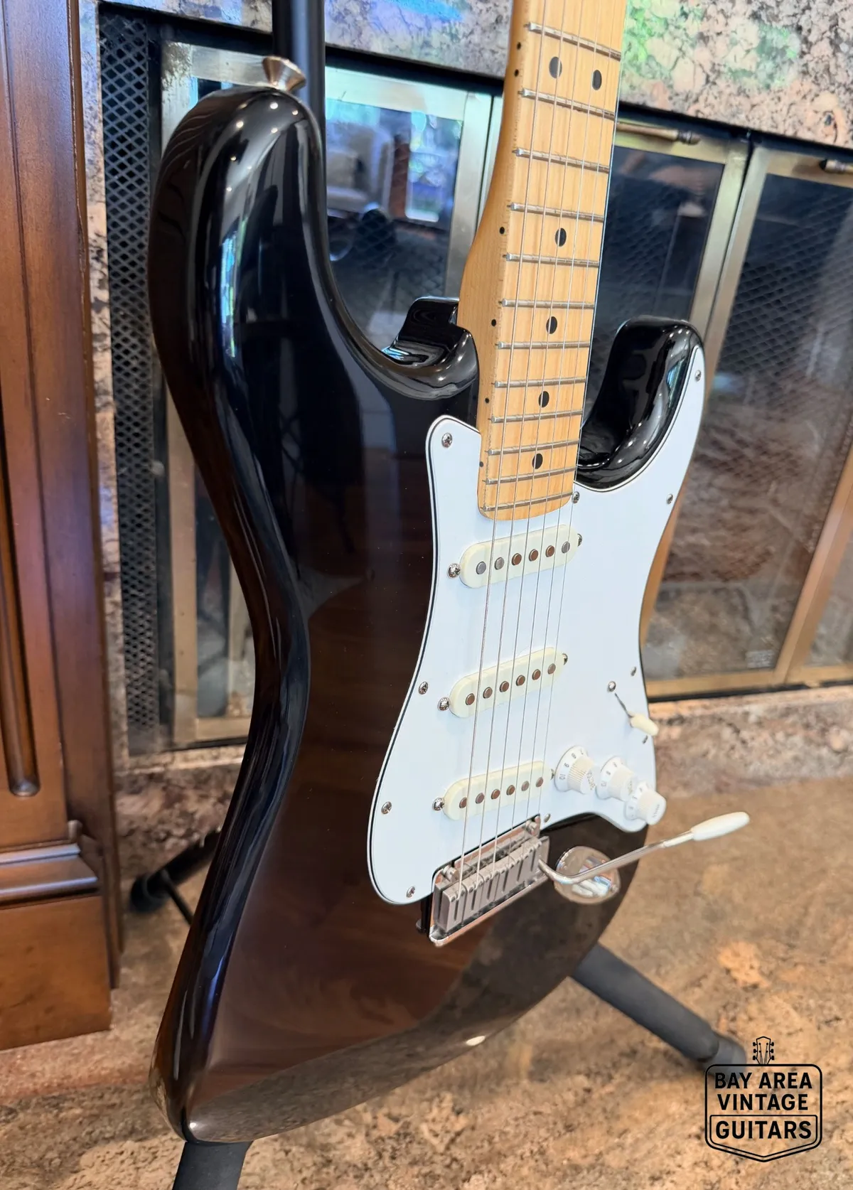 1988 Fender American Stratocaster - Black - w/OHSC - Gbase