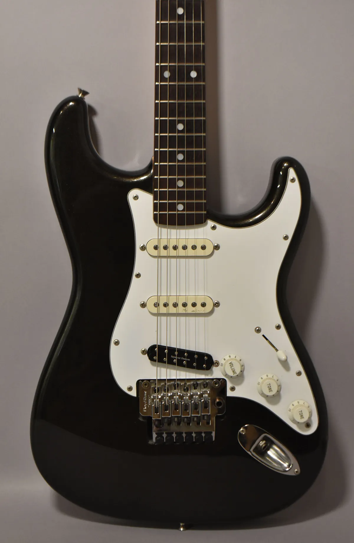 1989 Fender Contemporary Stratocaster ST-362F Black Sparkle MIJ