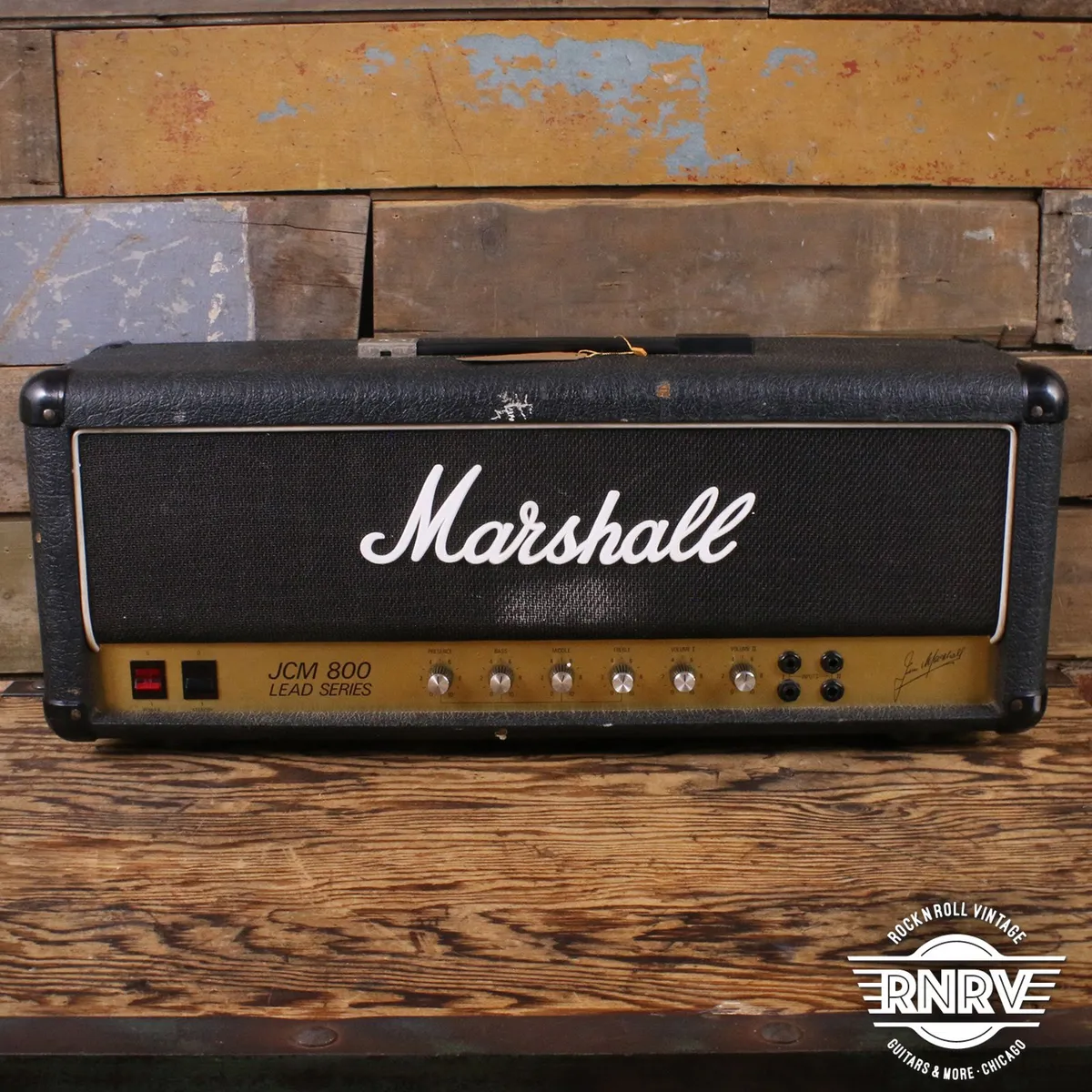 Marshall JCM 800 1987 MKII 50w 4 Input Amp Head - Gbase