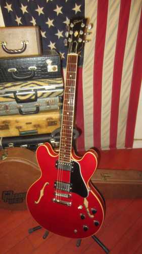1990 GIbson ES-335 Dot Cherry Red w/ Original Hardshell Case - Gbase