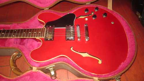 1990 GIbson ES-335 Dot Cherry Red w/ Original Hardshell Case - Gbase