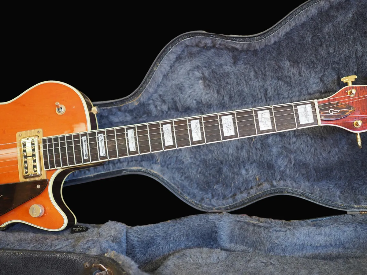 1990 Gretsch 6121 Round Up Western Orange - Gbase