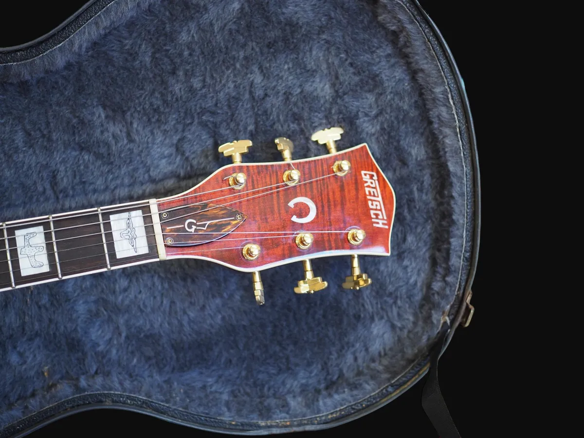 1990 Gretsch 6121 Round Up Western Orange - Gbase