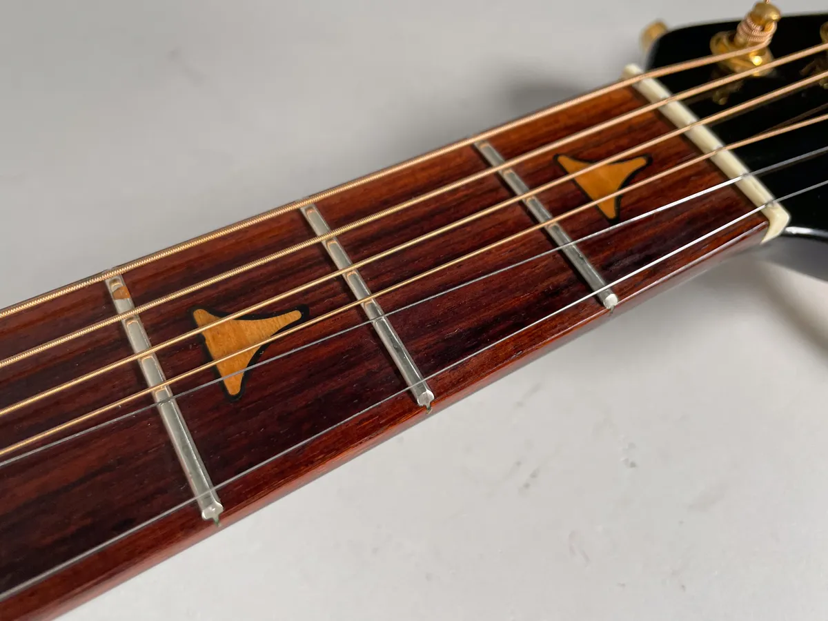 1990 Ovation 1868 Elite Black Finish Acoustic Guitar w/OHSC - Gbase
