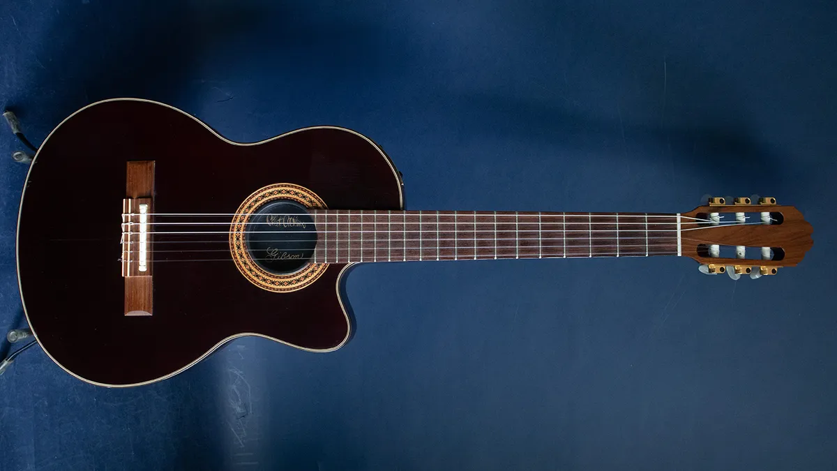 ギター Gibson Chet Atkins CE 1991 Gibson Chet Atkins CE Burgundy - Gbase