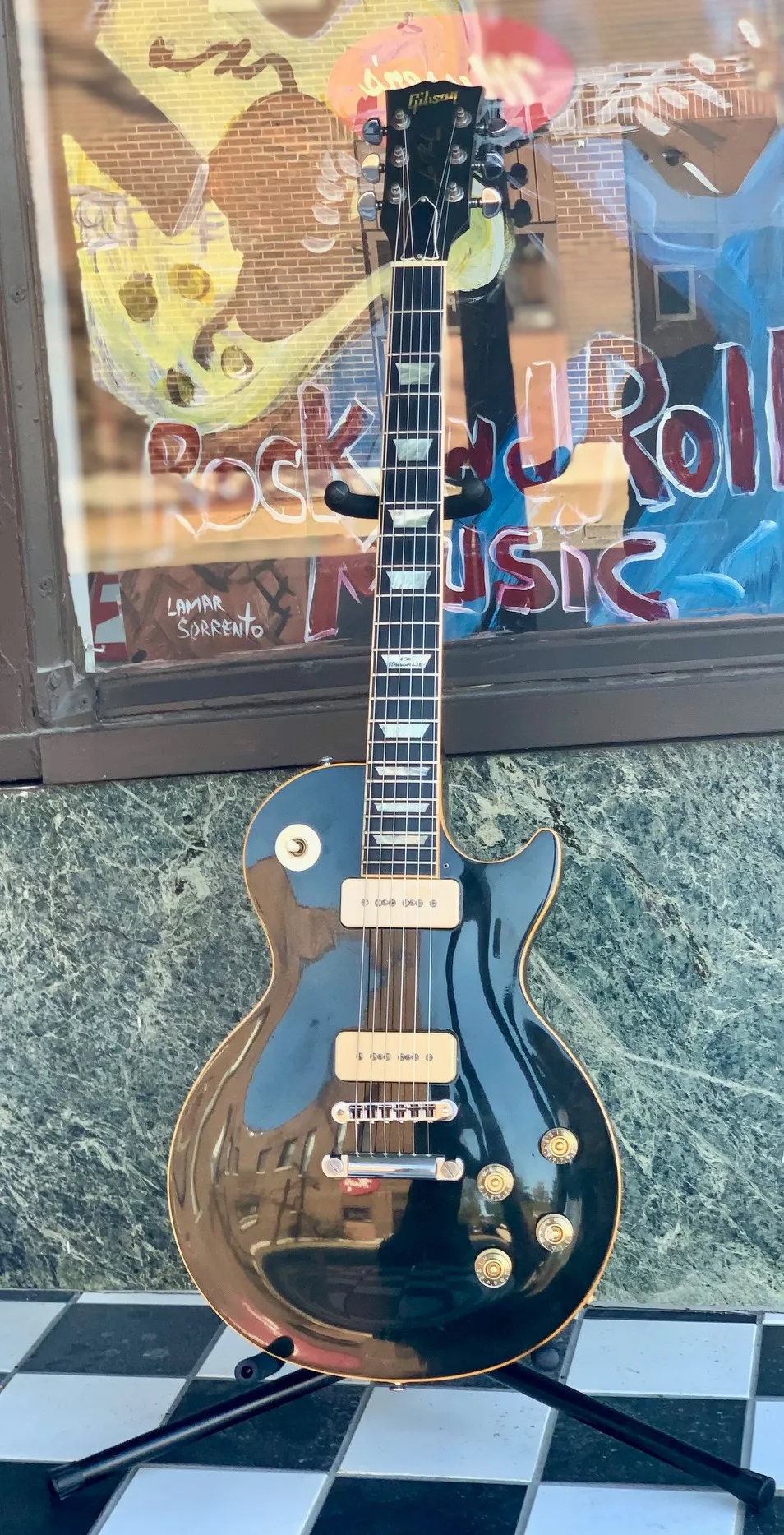 1991 Gibson Les Paul 40th Anniversary Black - Gbase