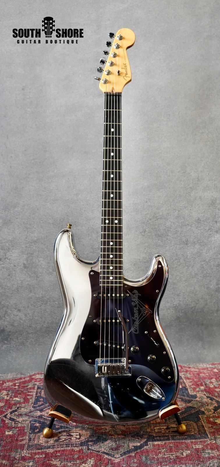 Fender '93 Chrome Strat (Autorized Dealer) - Gbase