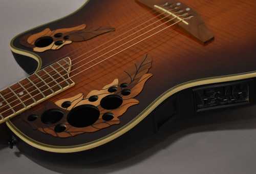 1995 Ovation CC257 Celebrity Deluxe Sunburst Electro-Acoustic - Gbase