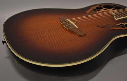1995 Ovation CC257 Celebrity Deluxe Sunburst Electro-Acoustic - Gbase
