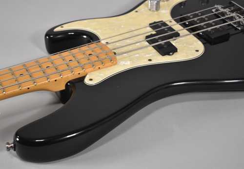Fender Precision Bass USAピックアップ 1997 Fender American Deluxe Precision Bass Black w/OHSC - Gbase