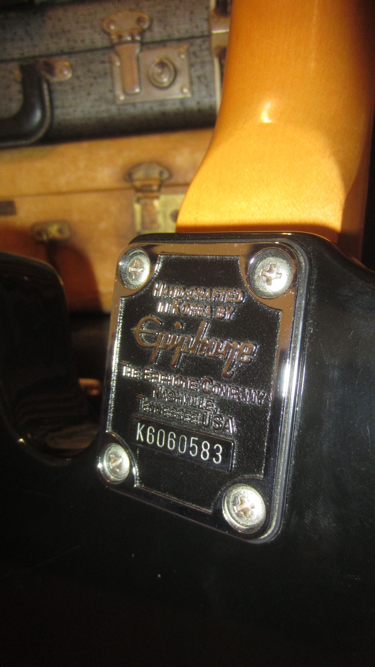 1998 Epiphone Telecaster Black - Gbase