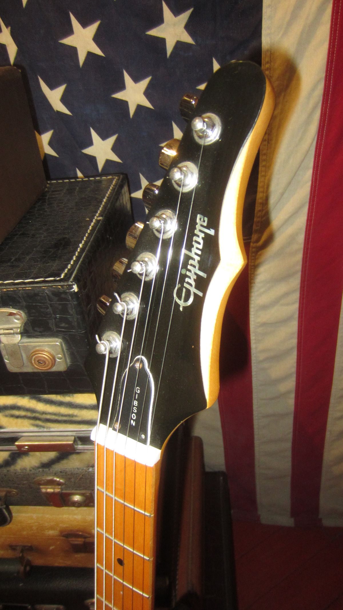 1998 Epiphone Telecaster Black - Gbase