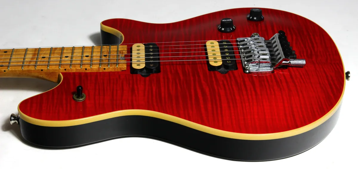 c. 1998 Peavey EVH Wolfgang Standard Archtop Deluxe Red w Binding
