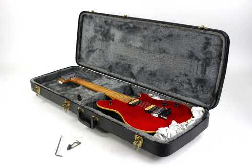 c. 1998 Peavey EVH Wolfgang Standard Archtop Deluxe Red w Binding