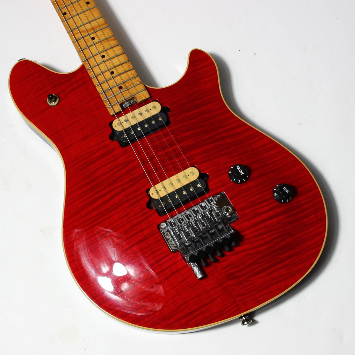c. 1998 Peavey EVH Wolfgang Standard Archtop Deluxe Red w Binding
