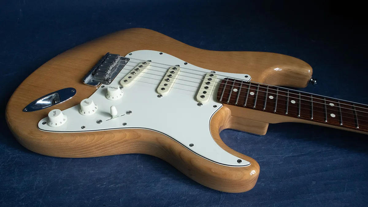 1999 Fender American Standard Stratocaster Natural - Gbase