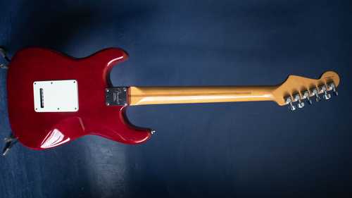 2000 Fender American Deluxe Stratocaster Chrome Red - Gbase