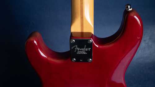 2000 Fender American Deluxe Stratocaster Chrome Red - Gbase