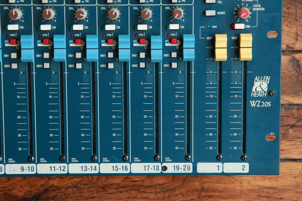 Allen & Heath MixWizard WZ 20S Dual Stereo Mixer 1999 - 2004