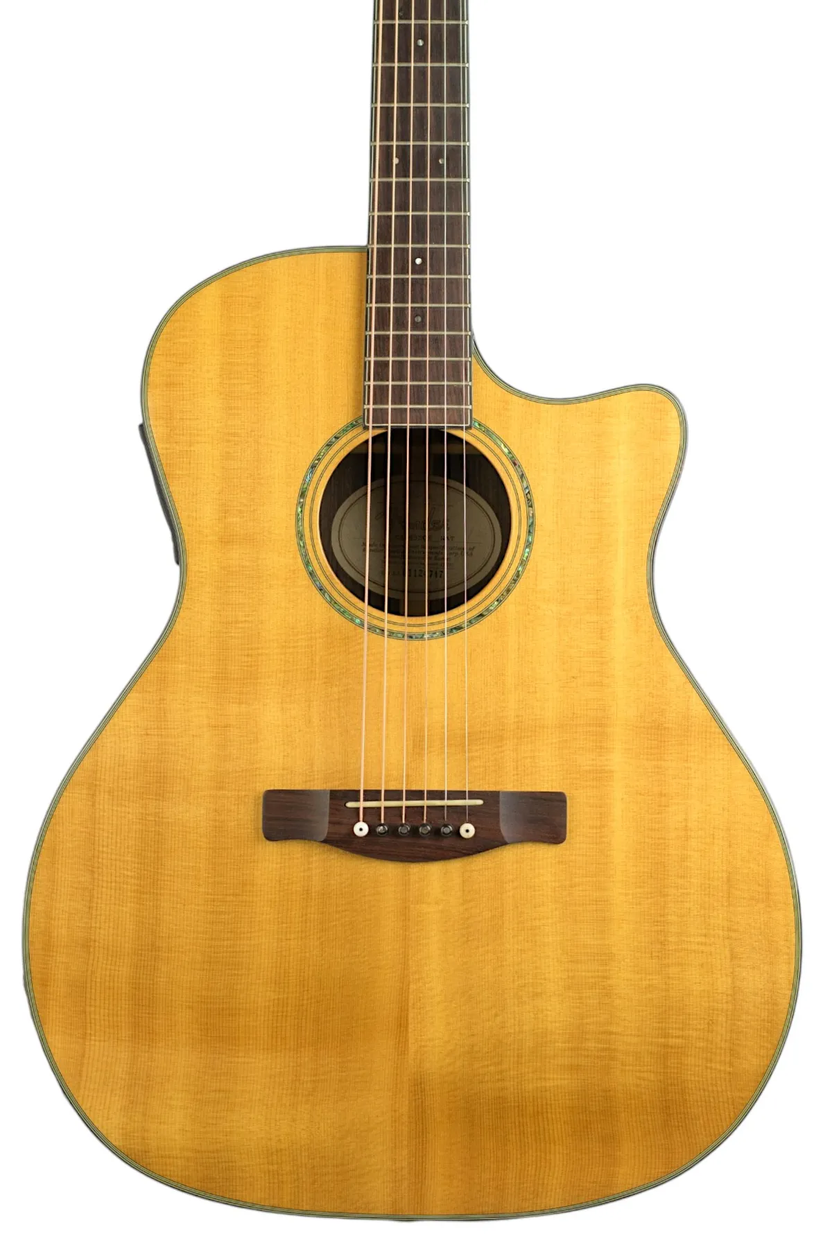 2002 Fender GA-45SCE Acoustic Cutaway Natural - Gbase
