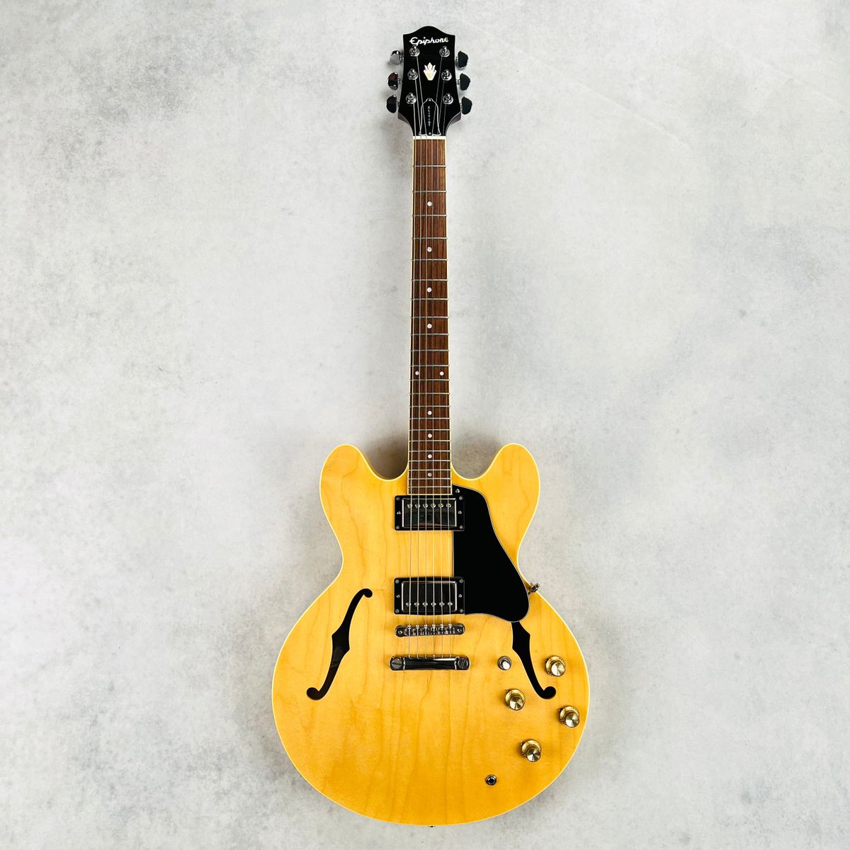 Epiphone Elitist ES-335ナチュラル Epiphone Elitist 1963 ES-335 Dot 2004 - Natural - Gbase