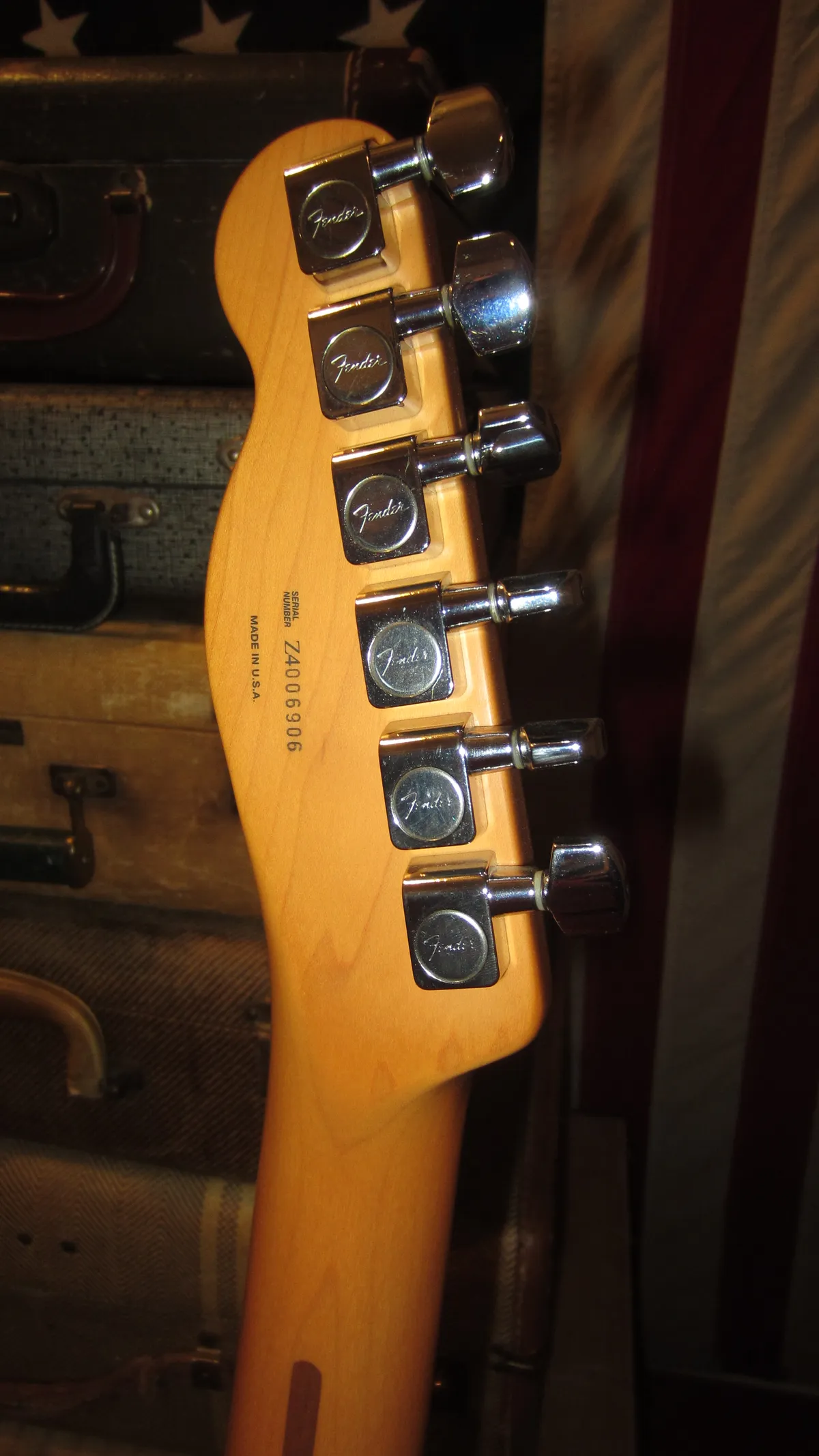 2004 Fender American Deluxe Ash Telecaster Sunburst - Gbase
