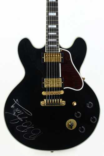 2004 Gibson BB King Lucille ES-355 Ebony Black SIGNED AUTOGRAPHED