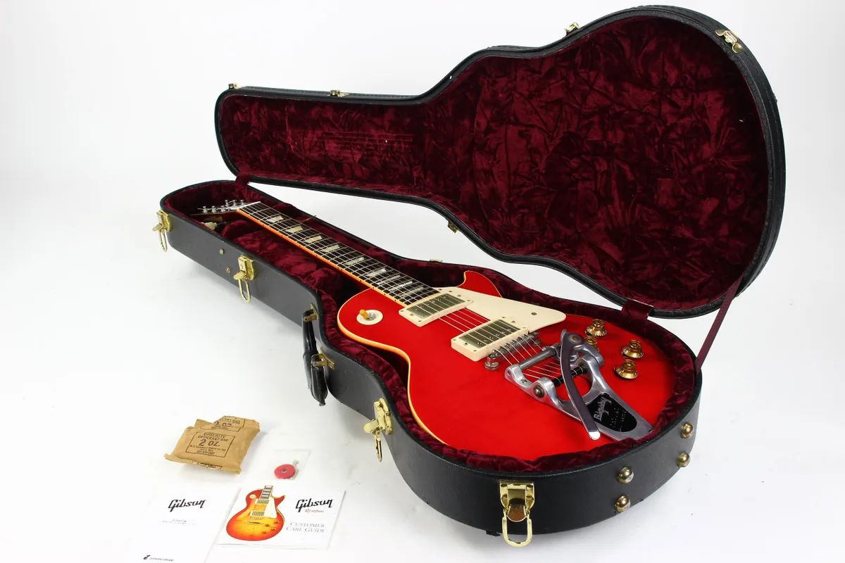 ギター Gibson Custom Shop R7 Les Paul standard 2005 Gibson Custom Shop 1957 Les Paul Standard '57 R7 Sweet Cherry