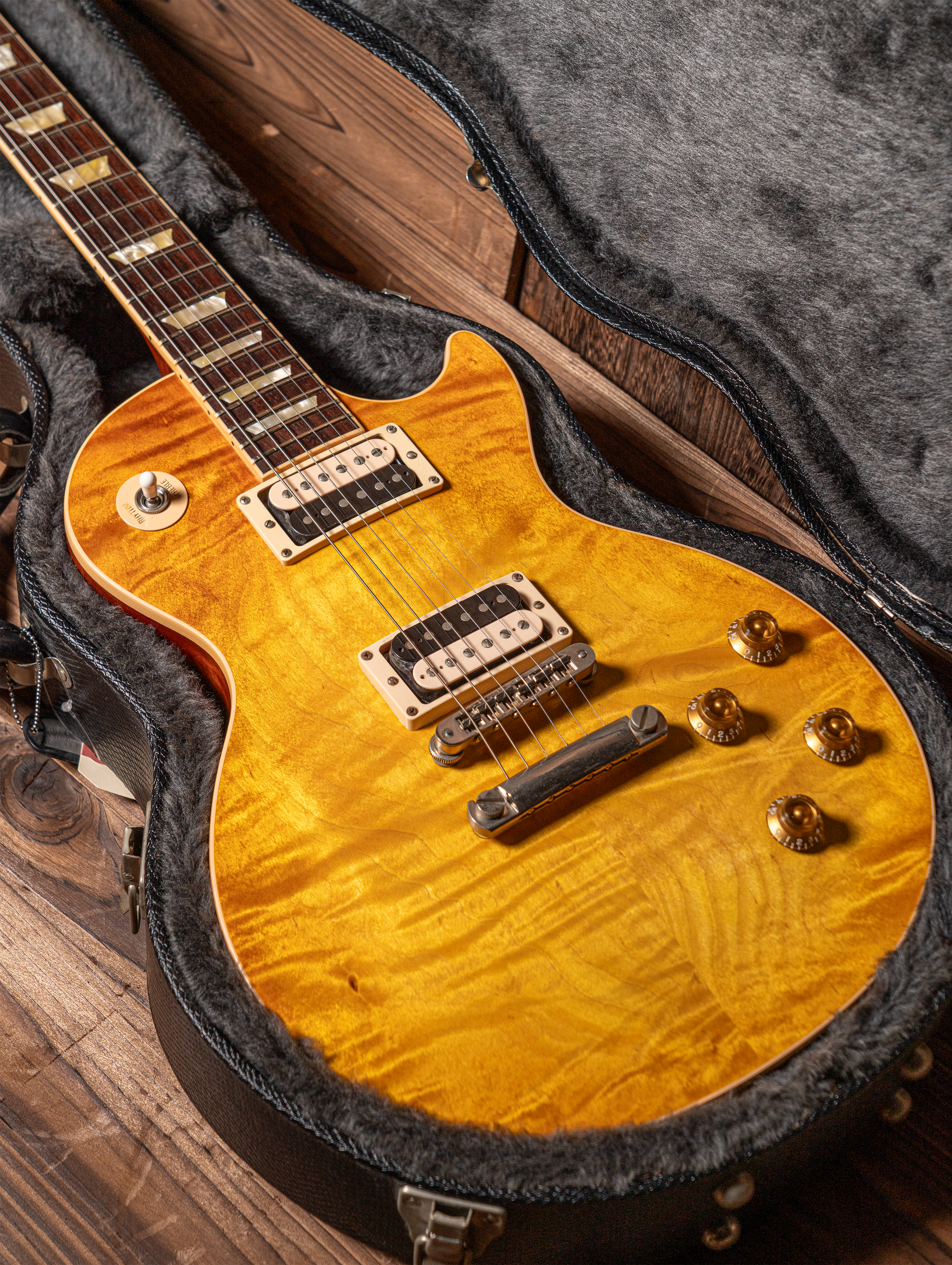 2005 Gibson Les Paul Standard 60s Faded Honey Burst - Gbase