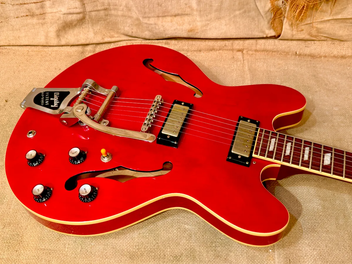 2006 Epiphone Riviera MIK w/Bigsby Cherry - Gbase